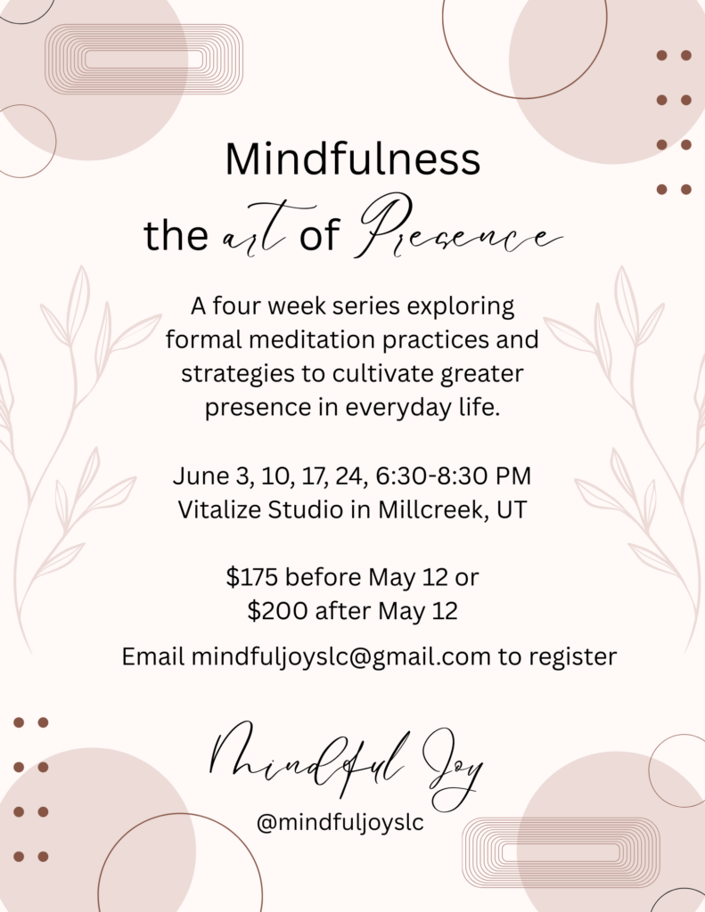Mindfulness the Art of Presence